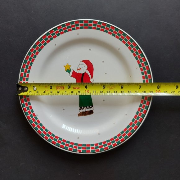 Cute 8" Santa Plate. - Picture 2 of 4